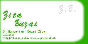 zita buzai business card